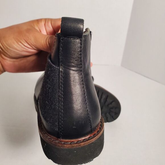 Zara Boys Leather Black Boots. Size 30 EU. SKU# B-14 - Picture 12 of 16